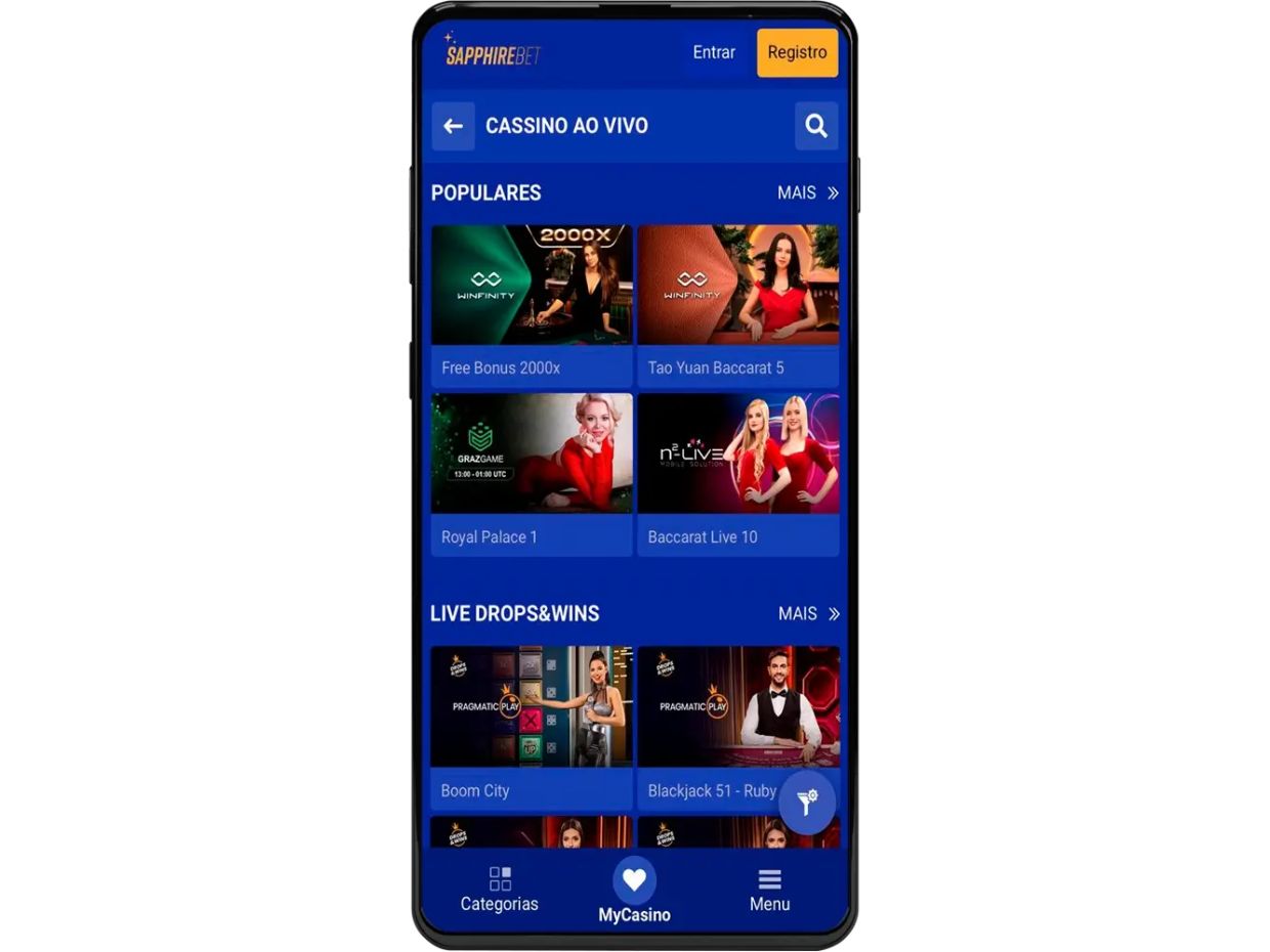 SapphireBet app iOS
